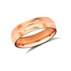 18ct Rose Gold Standard Weight Court Profile Mirror Finish Wedding Ring