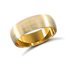 18ct Yellow Gold Standard Weight Court Profile Mirror Finish Wedding Ring