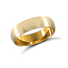 22ct Yellow Gold Standard Weight 5mm Soft Court Profile Mirror Finish Wedding Ring