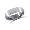 9k White Gold Ring - 9ct White Gold Standard Weight Court Profile Mirror Finish Wedding Ring - by Hearts Forever Jewellers