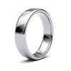 9k White Gold Ring - 9ct White Gold Standard Weight Court Profile Mirror Finish Wedding Ring - by Hearts Forever Jewellers