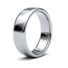 9k White Gold Ring - 9ct White Gold Standard Weight Court Profile Mirror Finish Wedding Ring - by Hearts Forever Jewellers