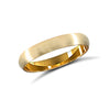 9k Yellow Gold Ring - 9ct Yellow Gold Standard Weight Court Profile Mirror Finish Wedding Ring - by Hearts Forever Jewellers