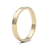 9k Yellow Gold Ring - 9ct Yellow Gold Standard Weight Court Profile Mirror Finish Wedding Ring - by Hearts Forever Jewellers