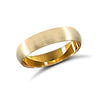9ct Yellow Gold Standard Weight Court Profile Mirror Finish Wedding Ring