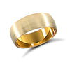 9ct Yellow Gold Standard Weight Court Profile Satin Wedding Ring