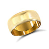 9ct Yellow Gold Standard Weight Court Profile Mill Grain Wedding Ring
