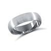 Palladium Standard Weight Court Profile Mirror Finish Wedding Ring