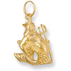 Necklace - Y/G Aquarius Zodiac Pendant - by Hearts Forever Jewellers