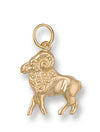 Necklace - Y/G Aries Zodiac Pendant - by Hearts Forever Jewellers