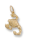 Necklace - Y/G Scorpio Zodiac Pendant - by Hearts Forever Jewellers