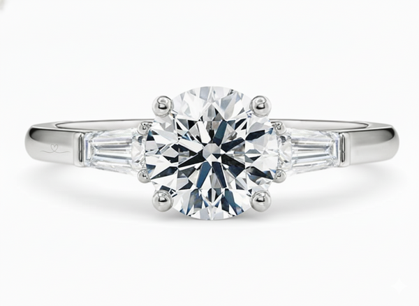 Alexandria Trilogy Engagement Ring