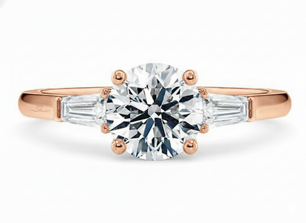 Alexandria Trilogy Engagement Ring