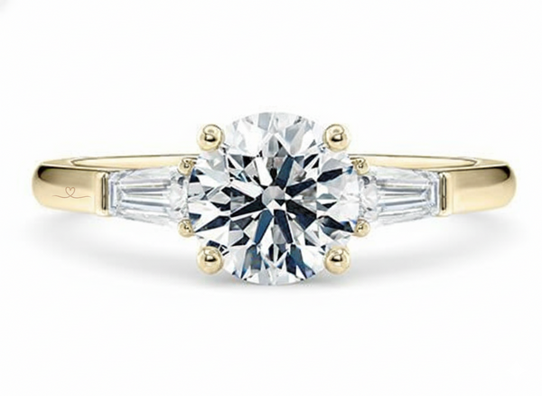 Alexandria Trilogy Engagement Ring