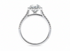 Aphrodite Halo Engagement Ring