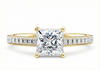 Platinum Diamond Ring - Aurora Diamond Band Engagement Ring - Celestial Pave Diamond Band in 9k, 14k, 18k Gold & Platinum - by Hearts Forever Jewellers