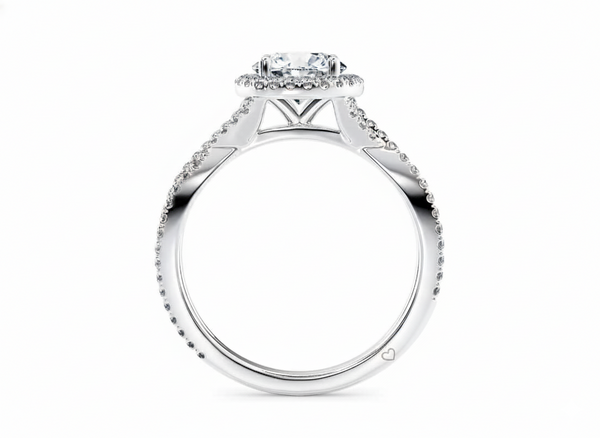 Bellatrix Halo Engagement Ring