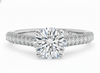 Platinum Diamond Ring - Bloomsbury Vintage Engagement Ring - Art Deco Style Diamond Ring in 9k, 14k, 18k Gold & Platinum - by Hearts Forever Jewellers