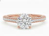 Platinum Diamond Ring - Bloomsbury Vintage Engagement Ring - Art Deco Style Diamond Ring in 9k, 14k, 18k Gold & Platinum - by Hearts Forever Jewellers