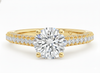 Platinum Diamond Ring - Bloomsbury Vintage Engagement Ring - Art Deco Style Diamond Ring in 9k, 14k, 18k Gold & Platinum - by Hearts Forever Jewellers