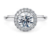 Ring - Cassia Halo - by Hearts Forever Jewellers