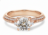 Platinum Ring - Dauphin Vintage Engagement Ring - Art Deco Vintage Ring in 9k, 14k, 18k Gold & Platinum - by Hearts Forever Jewellers