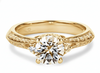 Platinum Ring - Dauphin Vintage Engagement Ring - Art Deco Vintage Ring in 9k, 14k, 18k Gold & Platinum - by Hearts Forever Jewellers