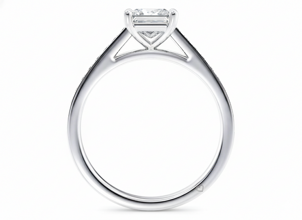 Aurora Diamond Band Engagement Ring