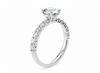 Akinia Diamond Band Engagement Ring
