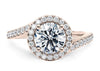 Ring - Kew Halo - by Hearts Forever Jewellers