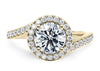 Ring - Kew Halo - by Hearts Forever Jewellers