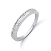 9ct W/G 0.25ct Baguette Cut Diamond Eternity Ring