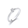 9ct W/G 0.15ct Diamond Engagement Ring