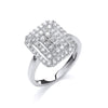 9ct W/G 0.50ct Diamond Dress Ring