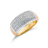 9ct Y/G 0.50ctw Diamond Bombay Ring