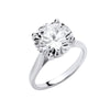 18ct White Gold 5.00ctw LAB GROWN Ring IGI Certified