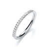 18ct White Gold 0.12ct Ring - No Certificate