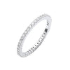 18ct White Gold 0.50ct Full Diamond Eternity Ring