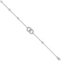 9ct White Gold 0.17ct Diamond Bracelet