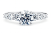 Lyra Diamond Band Engagement Ring