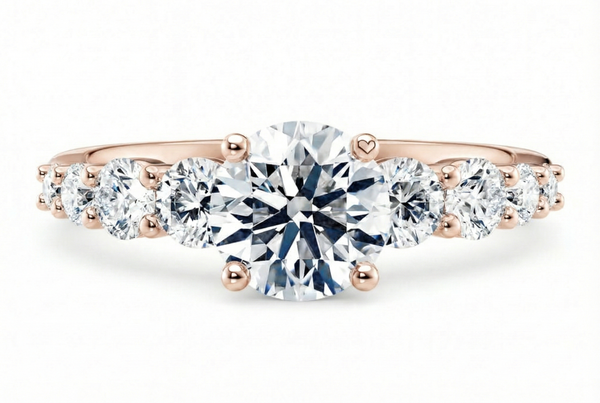 Lyra Diamond Band Engagement Ring