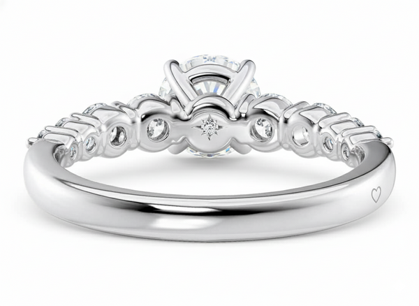 Lyra Diamond Band Engagement Ring