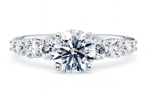 Lyra Diamond Band Engagement Ring