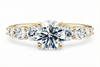 Lyra Diamond Band Engagement Ring