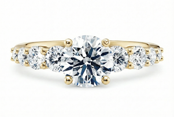 Lyra Diamond Band Engagement Ring
