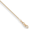 18ct Y/G 1.4mm Curb Chain