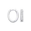 9ct White Gold 0.51ct Diamond Earrings