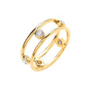 9ct Yellow Gold 0.25ctw Diamond Ring