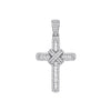 18ct White Gold 1.22ct Diamond Cross