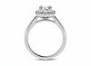 Zelda Halo Engagement Ring